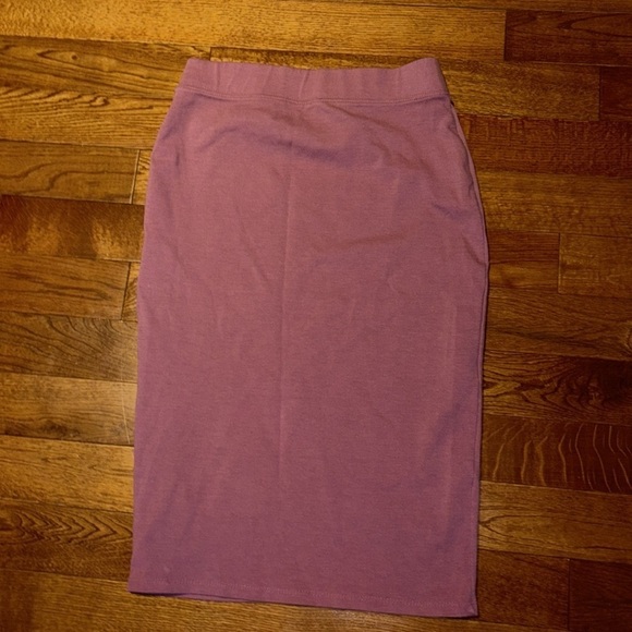 Iris Fushia Pink Pencil Skirt Sz Large - Picture 5 of 11